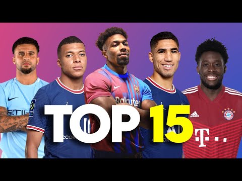 Top 15 Fastest Football Players 2022