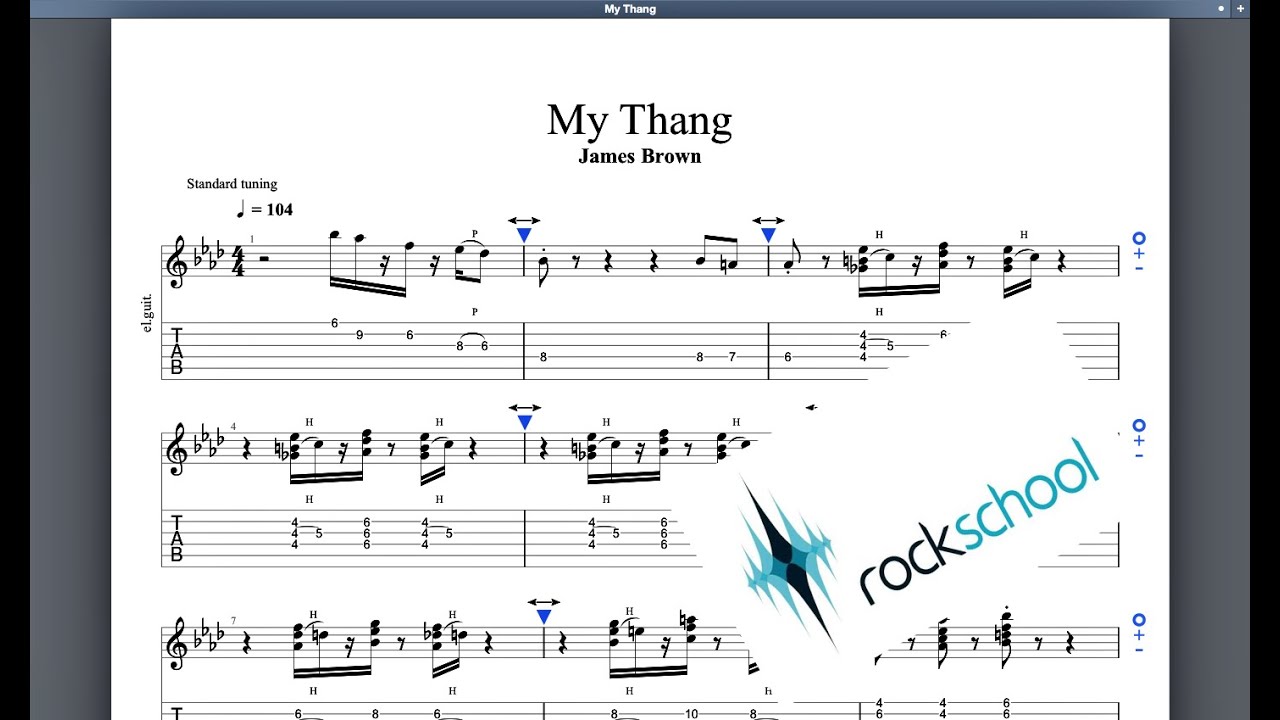 My Thang Rockschool Grade 4 Guitar