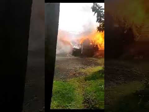 Masisi: Incendie signal&eacute; &agrave; sake ce 4 novembre pendant que la population regagnait la r&eacute;gion.