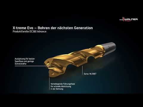 X·treme Evo VHM-BOHRER DC160 ADVANCE. Starke Leistung — universell einsetzbar.