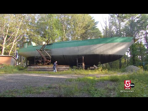 Marooned in Maine: One man's 40-year quest to launch his backyard schooner