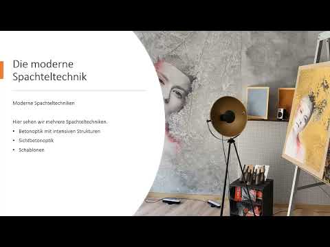 Die moderne Spachteltechnik