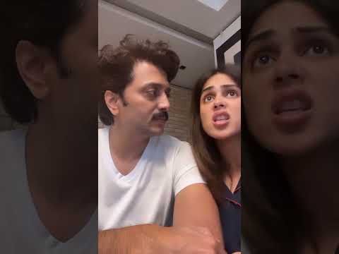 Riteish and Genelia new funny video || Riteish and Genelia video || viral couple