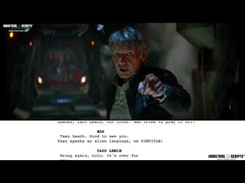 Classic Movie Scenes: STARWARS: THE FORCE AWAKENS (2015) // Kanjiklub / Script-to-Screen