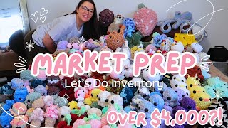 MARKET PREP ✨ LETS DO INVENTORY 🧸 HOW MUCH I TAKE TO A MARKET 💵
