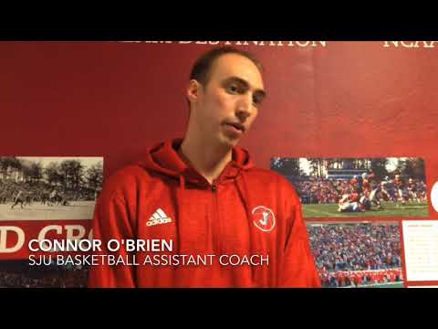Post-Game Interview w/SJU Basketball's O'Brien - 2019 Concordia