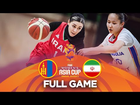 Mongolia v Iran | Full Basketball Game | FIBA Women's Asia Cup 2023 - Division B