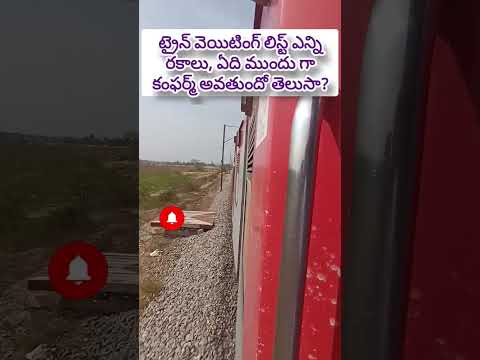 How many types of Train waiting list??? part-1 #shortvideo
