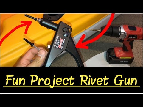 ✅How Use a Rivet Gun | Best Kayak Rivets | How to Rivet Accessories on a Fishing Kayak