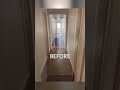 Hallway Renovation Before/After #homerenovation #homeremodel #renovation #remodeling #fixerupper