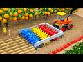 TOP Most Creative DIY Ridge Maker For Mini Orange Farm Mini Farm Machines HP Mini DIY Tractor