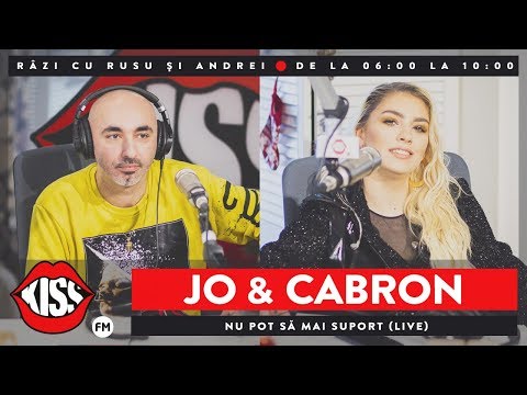 Jo feat Cabron - Nu pot să mai suport (live)