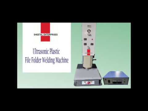 Ultrasonic Plastic Welding File Folder Machine