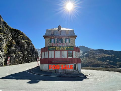 James Bond 007 Goldfinger Hotel Belvedere Furka Pass Swiss Lost Place for sale rare interior photos