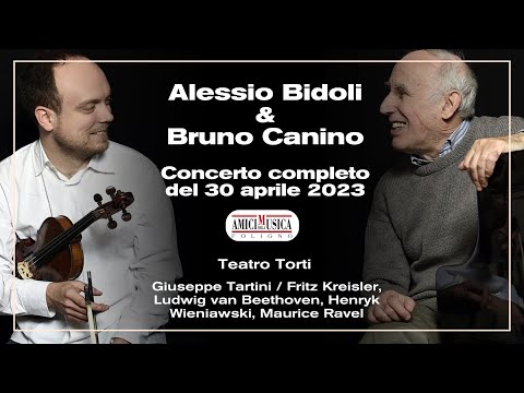 Alessio Bidoli e Bruno Canino 30 Aprile 2023, Amici della Musica di Foligno, Teatro Torti