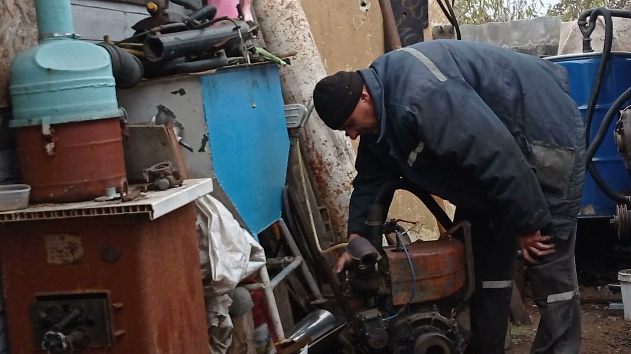газогенератор и работа маленького двигателя