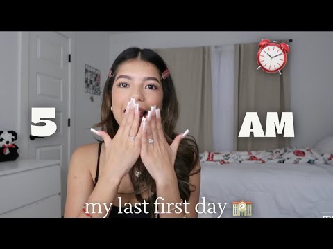 grwm for the first day of school *senior year* 👵🏽