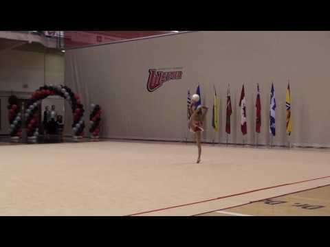Julia Isabel Oprea Novice Ball BC 2016 Canadian Championships RG