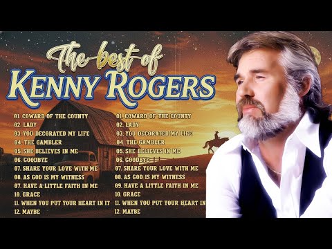 Kenny Rogers Nonstop Medley 🤠 Greatest Hits Country Playlist | Top 10 Timeless Country Classics