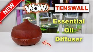 😍 TENSWALL  ❤️ Essential Oil diffuser 400ml - Review      ✅