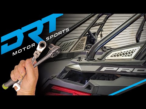 DRT Motorsports Polaris RZR RZRPROIV1 Air Intake Grill install