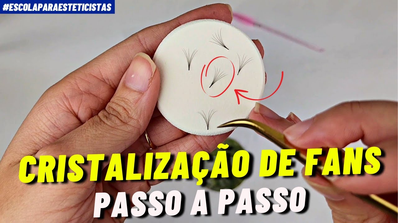 ✅ COMO FAZER CRISTALIZACAO DOS FANS DE VOLUME RUSSO