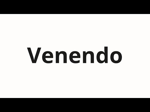 How to pronounce Venendo