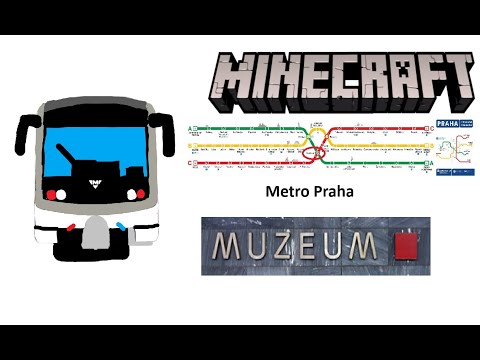Minecraft Metro Praha Linka C Stanice Muzeum -C-