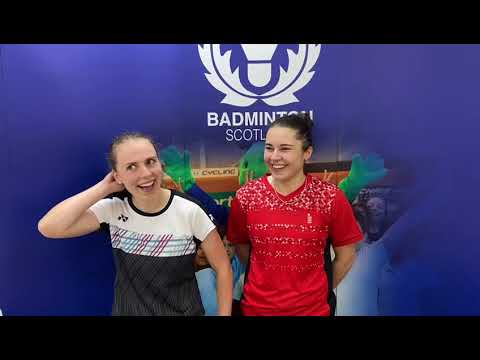 Scottish National Championships 2021: Julie MacPherson and Ciara Torrance -Women’s Doubles Champions