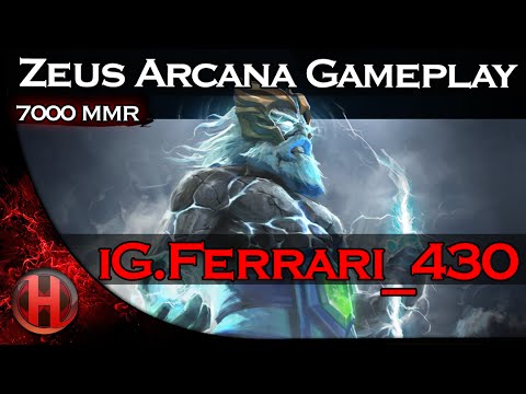 iG.Ferrari_430 7000MMR Zeus Arcana Gameplay Dota 2