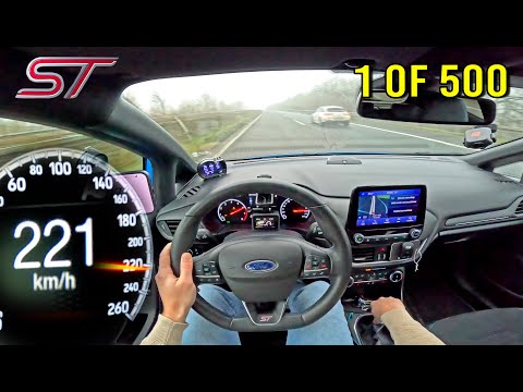 FORD FIESTA ST EDITION 1 of 500 // 100-200 & TOP SPEED on AUTOBAHN