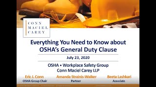 Everything You Need to Know about OSHA's General Duty Clause