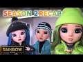 BEST of Season 2 Recap! 🌈 Rainbow High Compilation