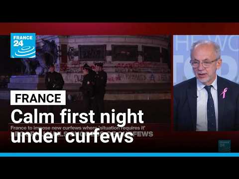 France first night under targeted curfews passed calmly