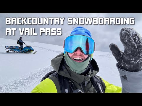 Backcountry Snowboarding at Vail Pass