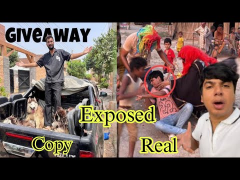 Turab & Sabtain Dogs Giveaway 😲 Exposed SW Pet House New Drama Vilog Copy 