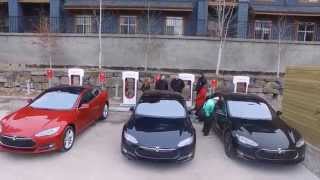 preview picture of video 'Alberta Tesla Owners Meeting - Canmore'