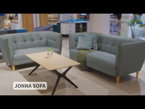 Gambar Nordia Jonna Sofa Fabric 2.5 Seater - Hijau