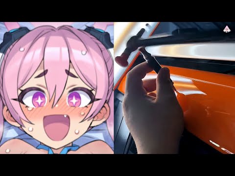 Koyuki's Car Dent Fixing (Blue Archive)