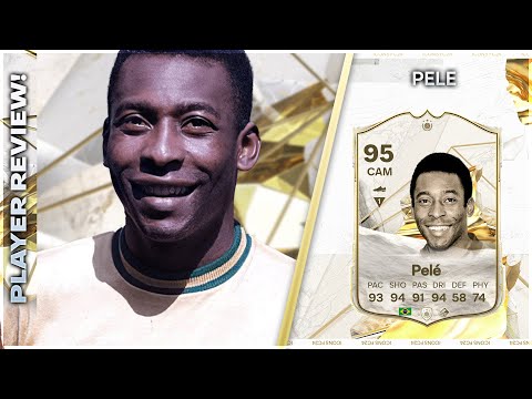 THE KING!!!!! ICON 95 RATED PELE PLAYER REVIEW - EA FC24 ULTIMATE TEAM