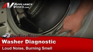 GE Washer Repair: Loud Noise, Burning Smell - Bellow