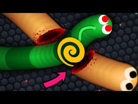 Slither.io Best Troll Hacker Snake vs Giant Snakes Epic Slitherio Gameplay!