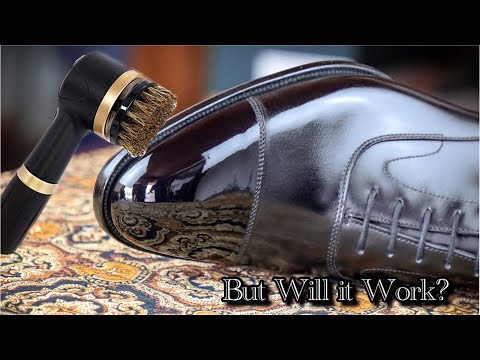 Can You Mirror Shine a Shoe Using Powered Tools to Make it Easier?