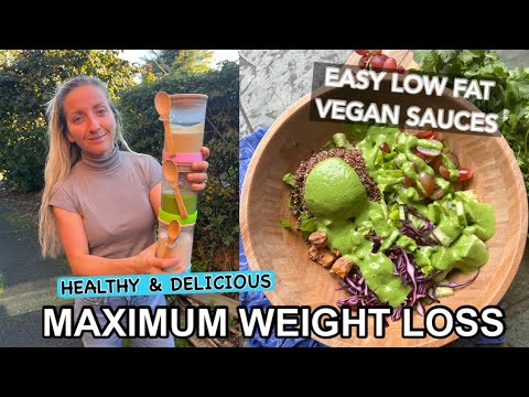 3 LOW FAT VEGAN SAUCES FOR WEIGHT LOSS (Oil & Gluten Free)