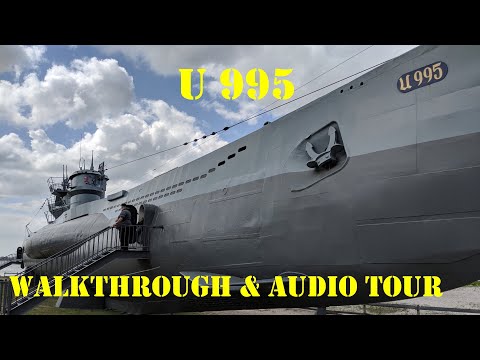 German WWII Submarine Walkthrough & Tour- The U995 - Type VIIC/41