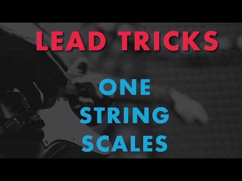 Tricks on One String - Cool Solo techniques for lead guitar