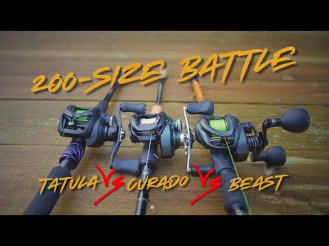 DAIWA TATULA 200 vs SHIMANO CURADO 200 vs ABU GARCIA BEAST 200 | 2025 COMPARISON