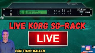 Video thumbnail for LIVE KORG SG-RACK (LINK DOS SORTEIOS SEMANAIS DE TECLADOS NA DESCRIÇÃO) COM TIAGO MALLEN (Parte 1) by Tiago Mallen