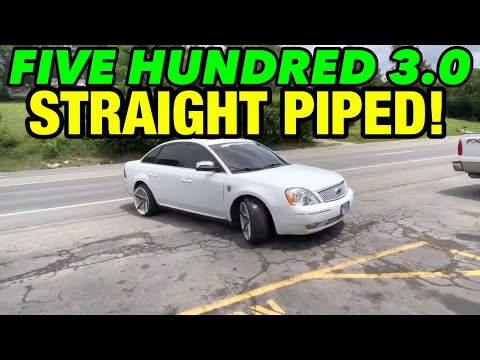 2007 Ford Five Hundred 3.0L V6 EXHAUST w/ STRAIGHT PIPES!