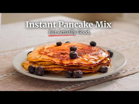 Instant Pancake Mix (But Actually Good)